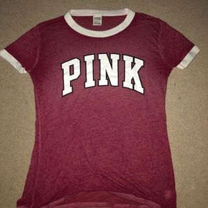 pink t-shirt